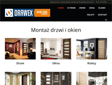 Tablet Screenshot of drzwidrawex.pl